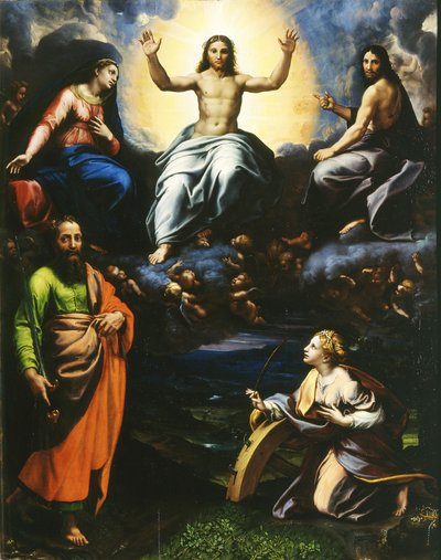 Deesis by Giulio Romano